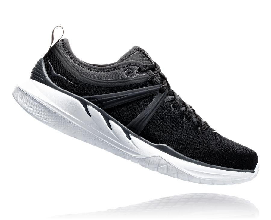 Tenis Hoka One One Mujer Negros/Blancos - Tivra - DVLO64501